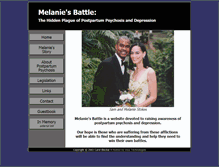 Tablet Screenshot of melaniesbattle.org